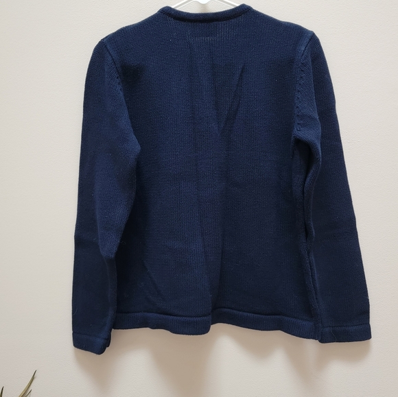 Liz Claiborne Lizsport Blue Button Cardigan Size Small - Picture 6 of 7